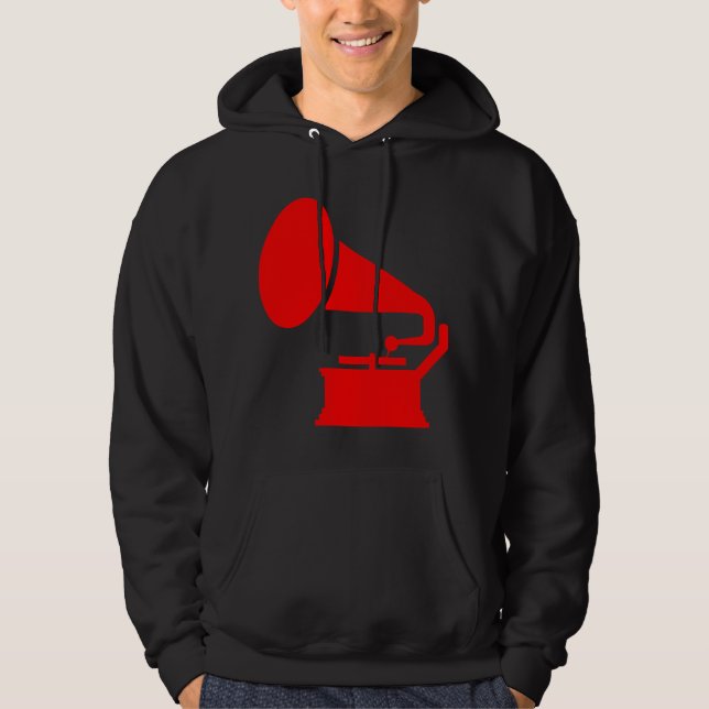 Tonträger - Rot Hoodie (Vorderseite)