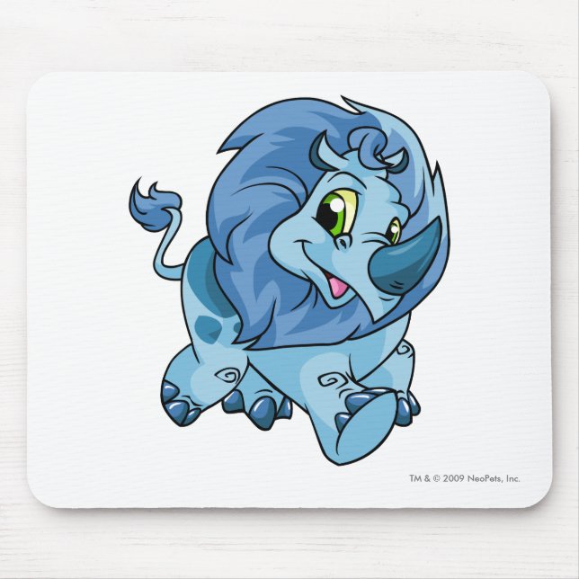 Tonu Blau Mousepad (Vorne)