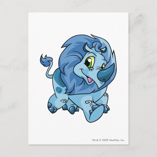 Tonu Blue Postkarte (Vorderseite)