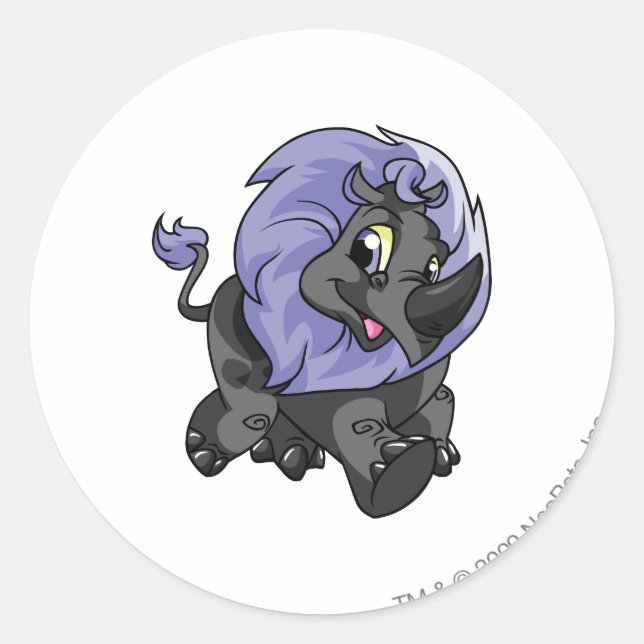 Tonu Shadow Runder Aufkleber (Vorderseite)