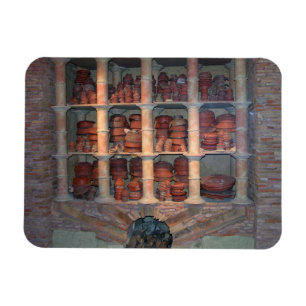 Tonwarenofen von Graufesenque, c.150 BC (Foto) Magnet