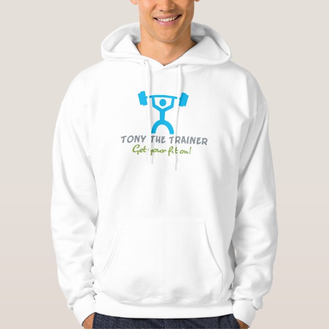 Tony der Trainer Hoodie (Vorderseite)