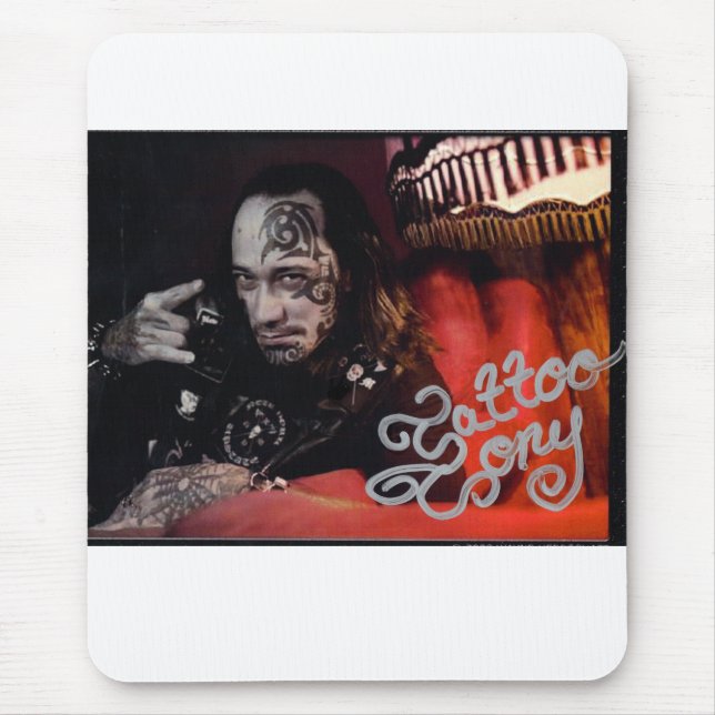 tony Mausunterlage der Tätowierung Mousepad (Vorne)