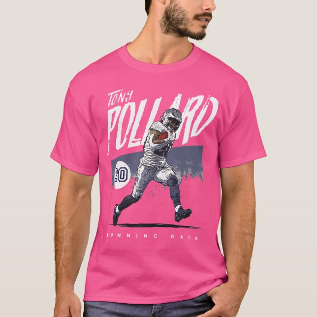 Tony Pollard Dallas Grunge T-Shirt (Vorderseite)