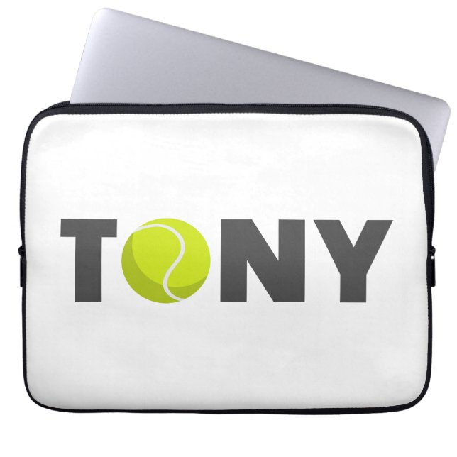 Tony Tennis Laptopschutzhülle (Vorderseite)