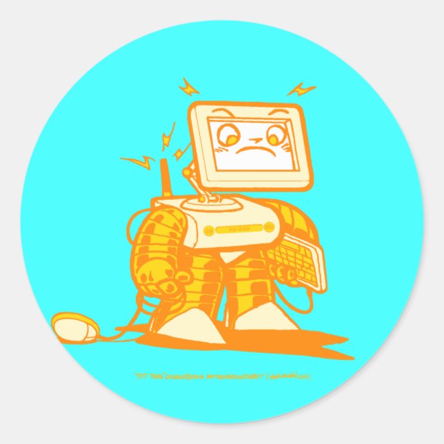 Tony TFT-Aufkleber 1 Runder Aufkleber (Vorderseite)