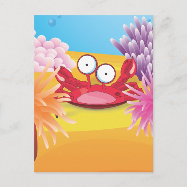 Tony the Crab Postkarte (Vorderseite)