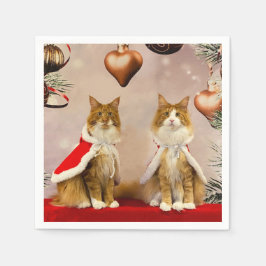 Tony und Teddy Holiday Napkins Serviette