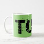 Tony vom Waisenschwarzen, Blockschrift, groß Tasse<br><div class="desc">städtische Art-Schriftart-Holztype-Tasse mit Namen von Tony vom Fernsehshow Waisen-Schwarzen</div>