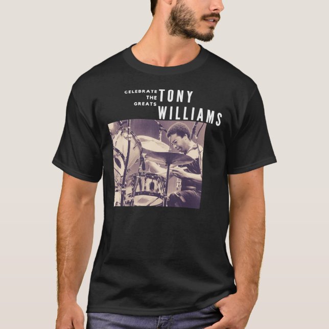 Tony Williams Great Jazz Drummer Musician Classic  T-Shirt (Vorderseite)