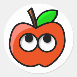 Tonymacx86 Apfelkleber Runder Aufkleber