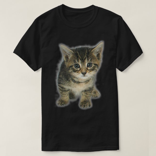 Tonys Cool s Tabby Kitten T-Shirt (Design vorne)
