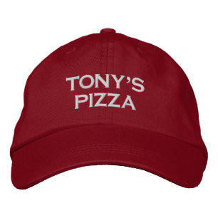 TONYS PIZZA BESTICKTE BASEBALLKAPPE
