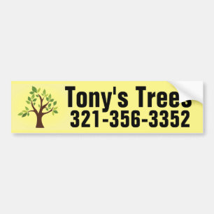 Tony's Trees Autoaufkleber