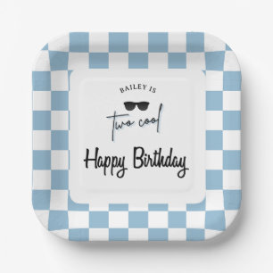 Too Cool 2. Geburtstag Pappteller