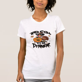 Too Cool To Be Dinner – Funny Turkey With Sunglass T-Shirt