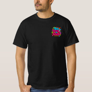 Too Cool To Care – Typografie für Männer T-Shirt