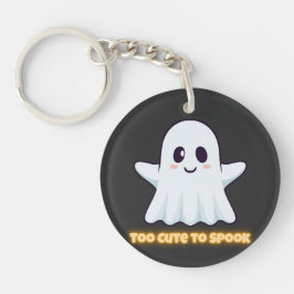 Too Cute To Spook – Adorable Kawaii Ghost Hallowee Schlüsselanhänger