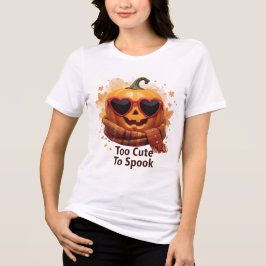 Too Cute To Spook – Cozy Pumpkin Tee