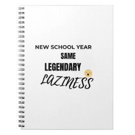 Too Lazy to Focus Notebook Notizblock