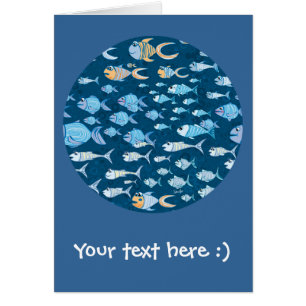 Too Much Fish Postkarte