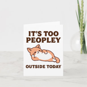 Too Peopley Cat Einladung
