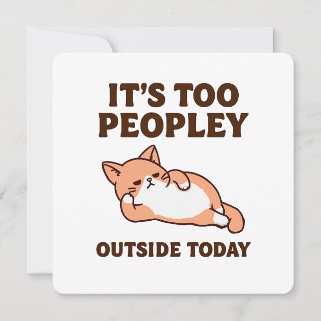 Too Peopley Cat Save The Date (Vorderseite)