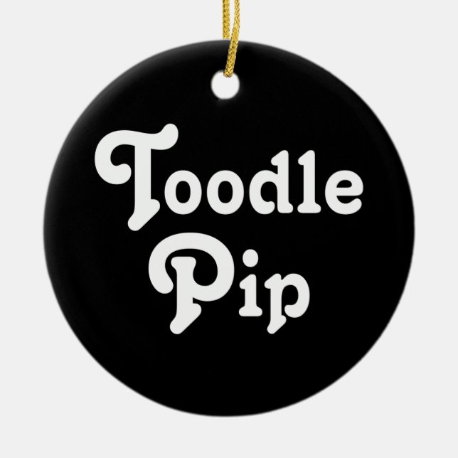 Toodle Pip Keramik Ornament (Vorne)
