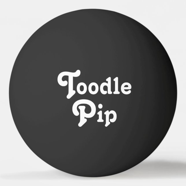 Toodle Pip Ping Pong Ball Tischtennisball (Vorderseite)