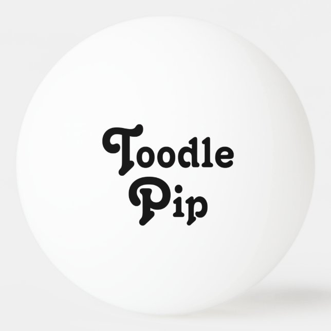 Toodle Pip Tischtennisball (Vorderseite)