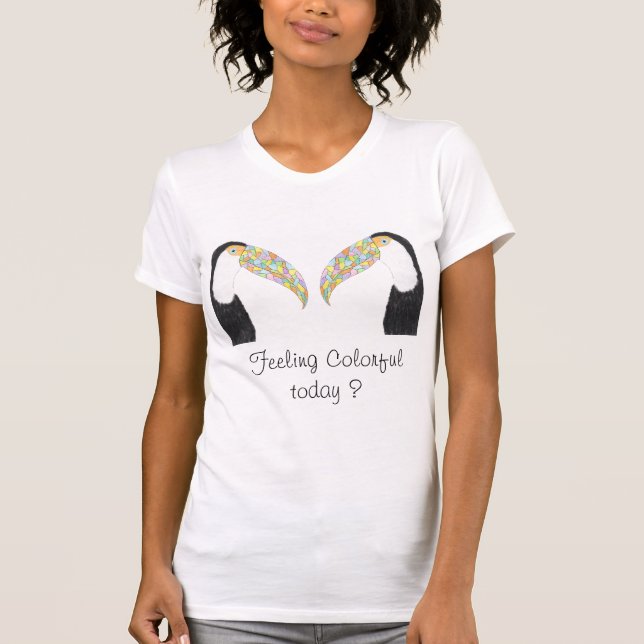 Tooken farbenfrohe Gefühl heute farbenfroh ?T - Sh T-Shirt (Vorderseite)