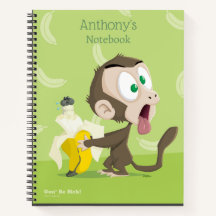 Tooky-Affe-mit-Banane-Notizbuch