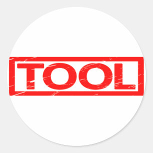 Tool-Briefmarke Runder Aufkleber