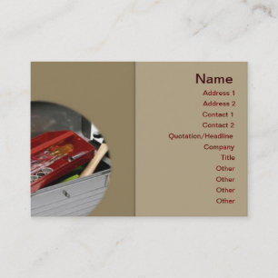 Toolbox Business Card Visitenkarte