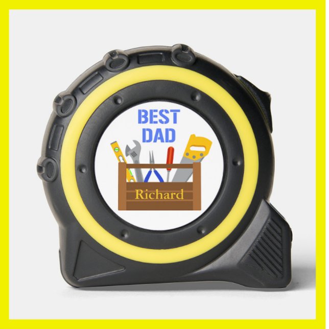 Toolbox für den besten Vater Maßband (Von Creator hochgeladen)