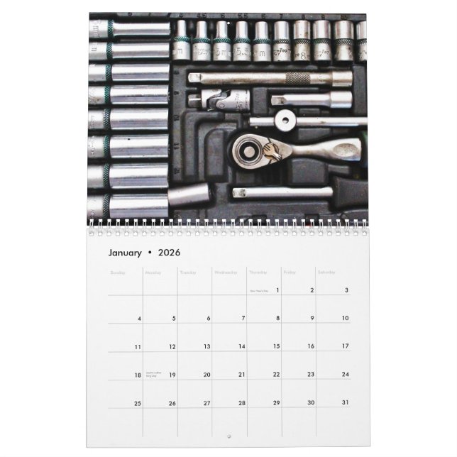 Toolbox Handyman Tools Kalender (Jan 2026)