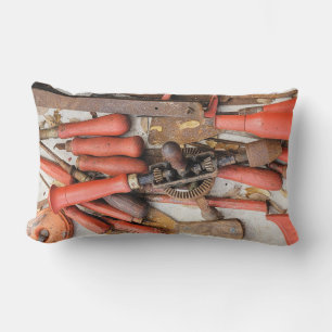 Tools Antiquitätenwerkzeug Rustikal Roter Mann Lendenkissen