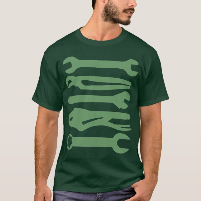 Tools - Army Green T-Shirt (Vorderseite)