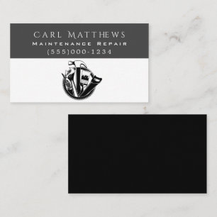 Tools Design Handyman Wartungs-Reparaturservice Visitenkarte