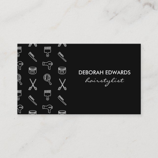 Tools für Haarstifte Visitenkarte (Vorderseite)