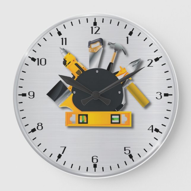 Tools Große Wanduhr (Vorderseite)