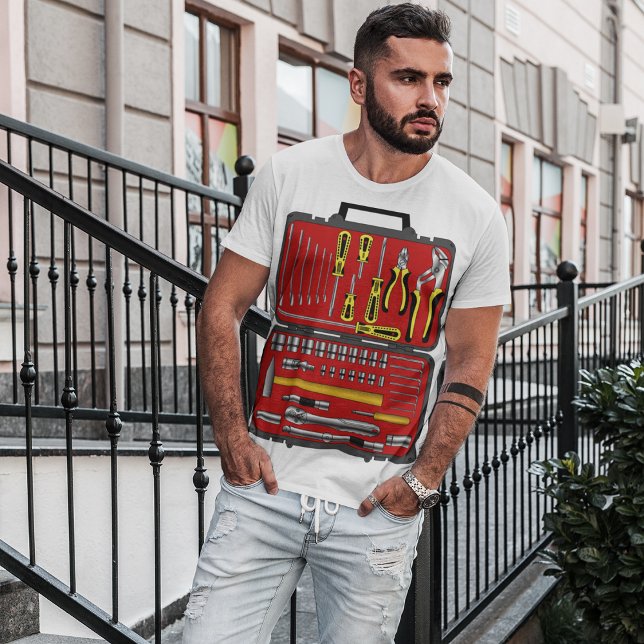 Tools in einem Toolbox T-Shirt (Von Creator hochgeladen)