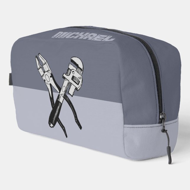 TOOLS-individuelle Name Waschbeutel (Rechte Ecke)