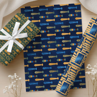 Tools und Krawatte für den Vatertag Geschenkpapier Set