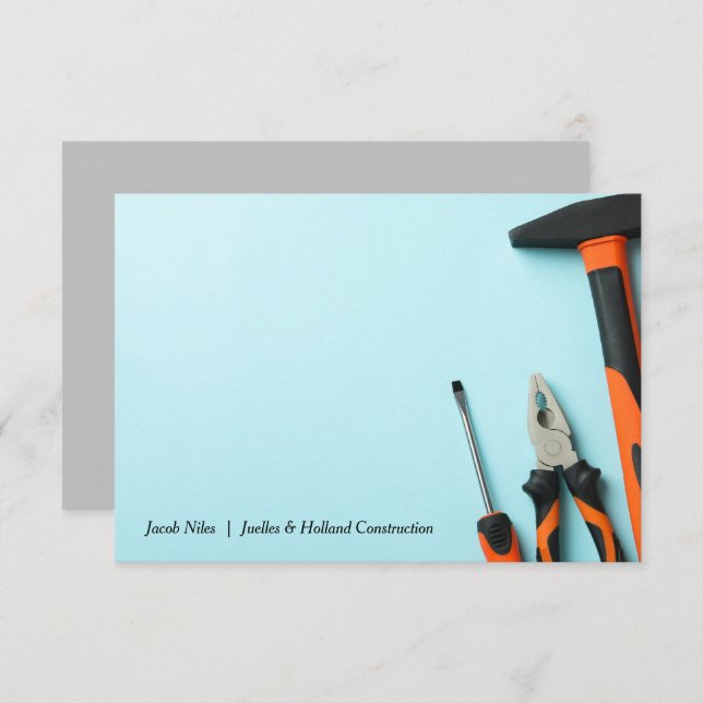 Toolset anpassen mitteilungskarte (Vorne/Hinten)