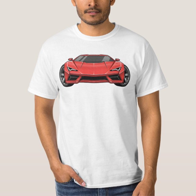 Toon-Autostil T-Shirt (Vorderseite)