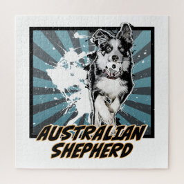 Toon Dogs: Australian Shepherd Puzzle