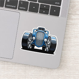 Toon Hotrod Art Aufkleber