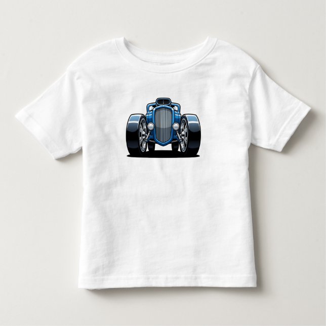 Toon Hotrod Art Kleinkind T-shirt (Vorderseite)