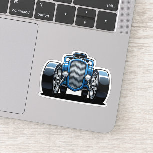 Toon Hotrod Kunst  Aufkleber